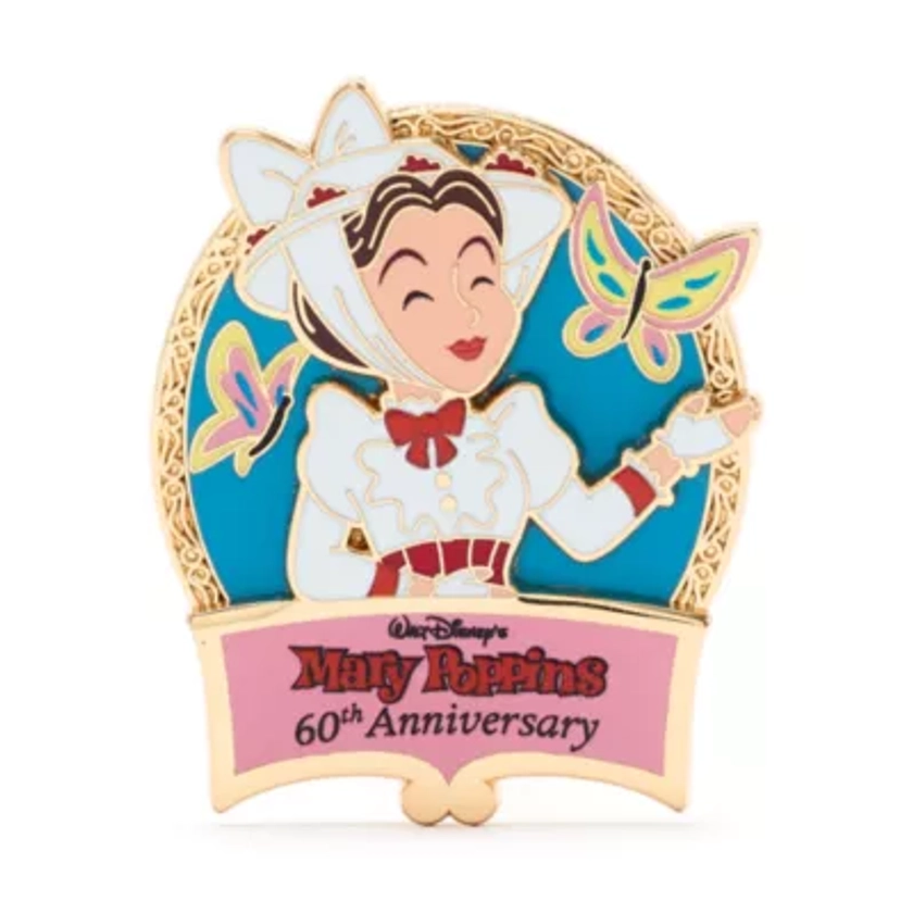 Pin's Mary Poppins 60e anniversaire, en édition limitée | Disney Store