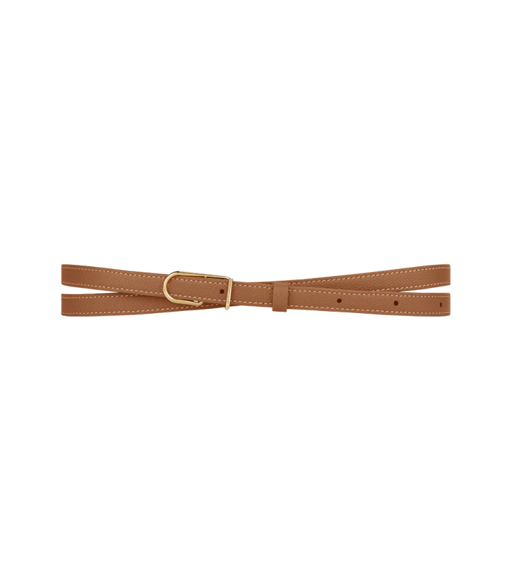 Polène | Ceinture - Umi Fine - Camel Grainé