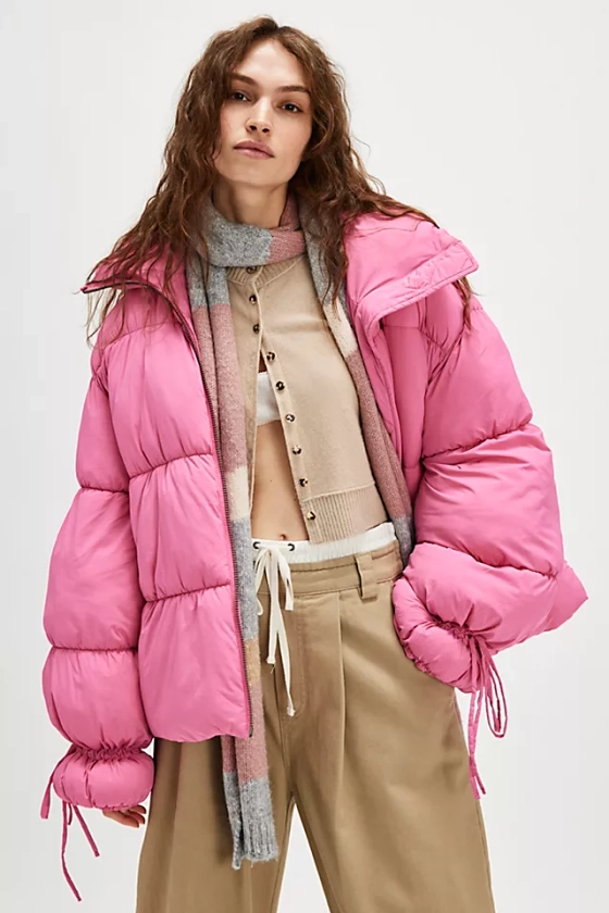 Cotton Candy Solid Puffer