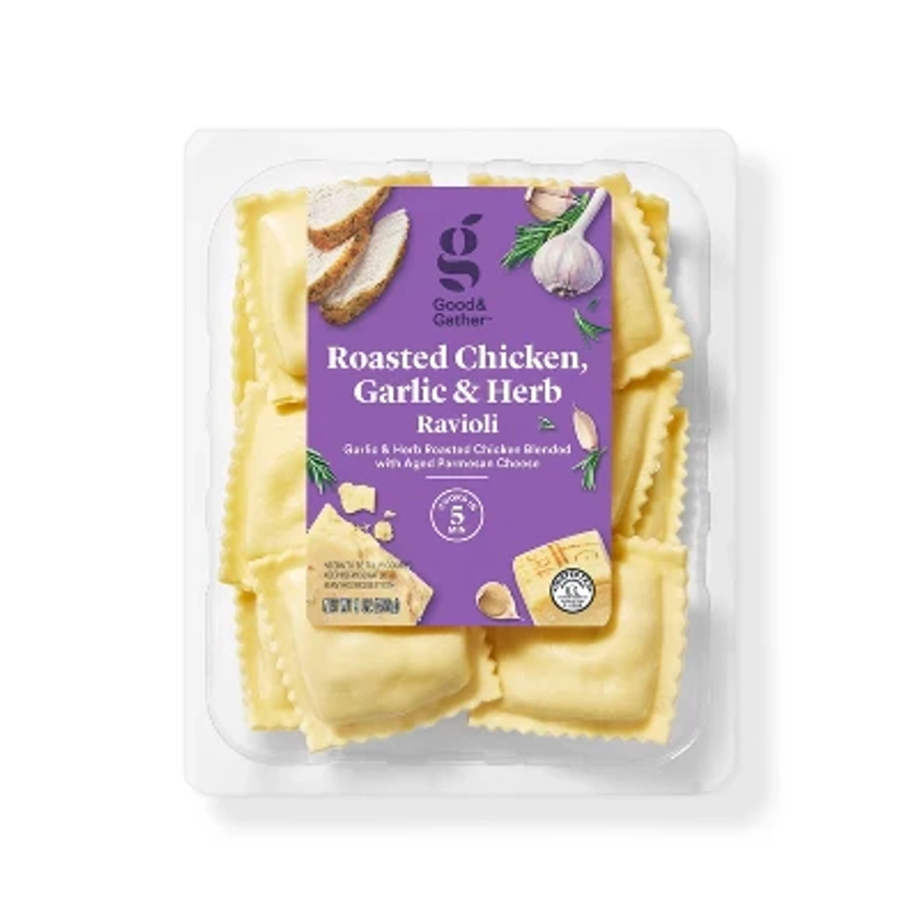 Roasted Chicken, Garlic & Herb Ravioli - 9oz - Good & Gather™