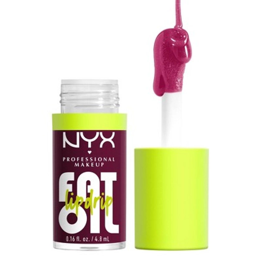 NYX Professional Makeup Fat Oil Lip Drip Lip Gloss - 0.16 fl oz