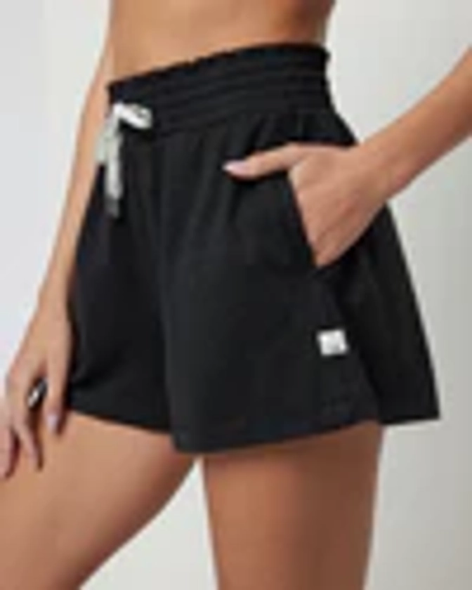 Halo Boxy Short | Grove High-Waisted Workout Shorts | Vuori