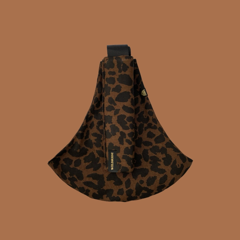 Porte-bébé imprimé léopard marron | Wildride