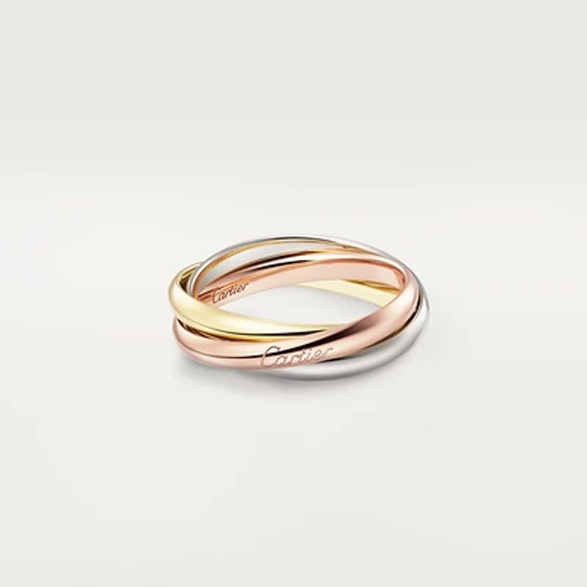 CRB4235100 - Trinity-ring, klein model - Witgoud, roségoud, geelgoud - Cartier