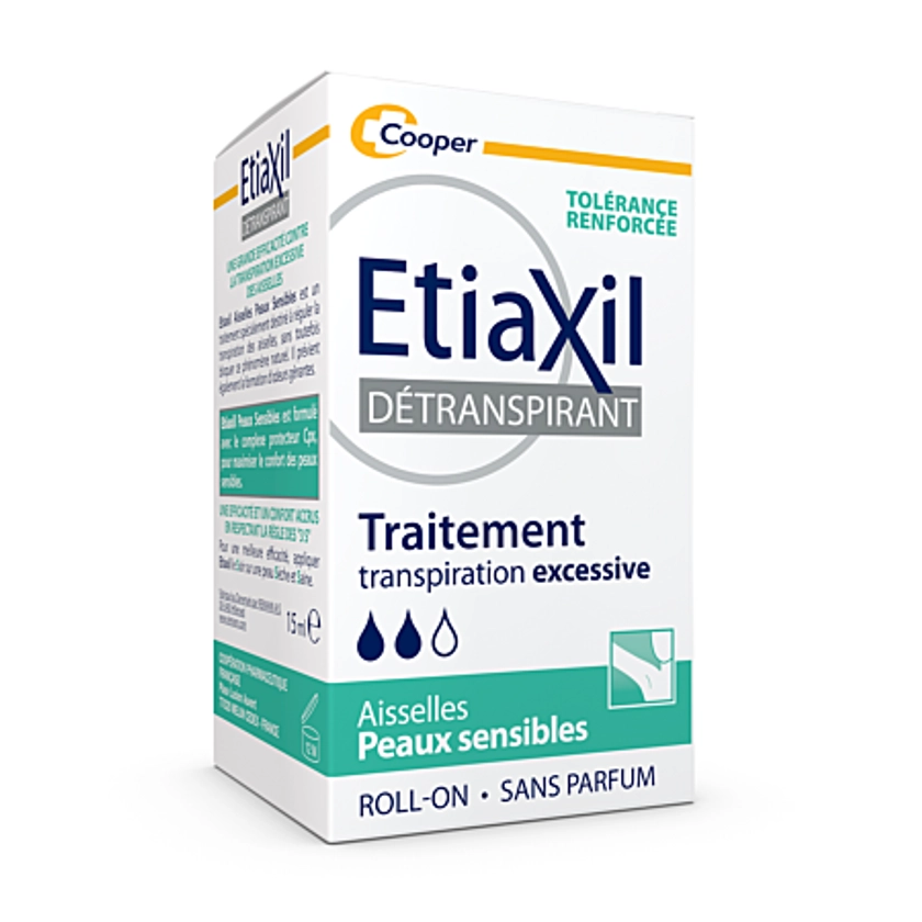 Etiaxil détranspirant aisselles roll-on 15ml