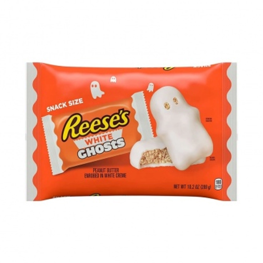 Reese's White Creme Peanut Butter Snack Size Ghosts 289g - American Food Store