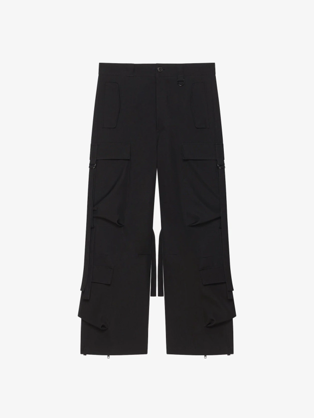 Pantalon cargo en laine - noir | GIVENCHY FR