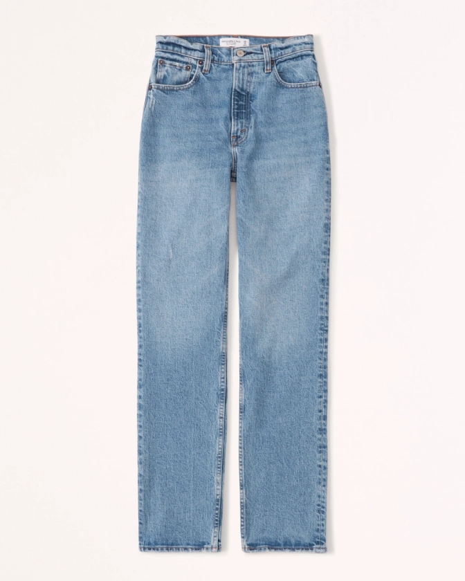 Women's Ultra High Rise 90s Straight Jean | Women's Bottoms | Abercrombie.com