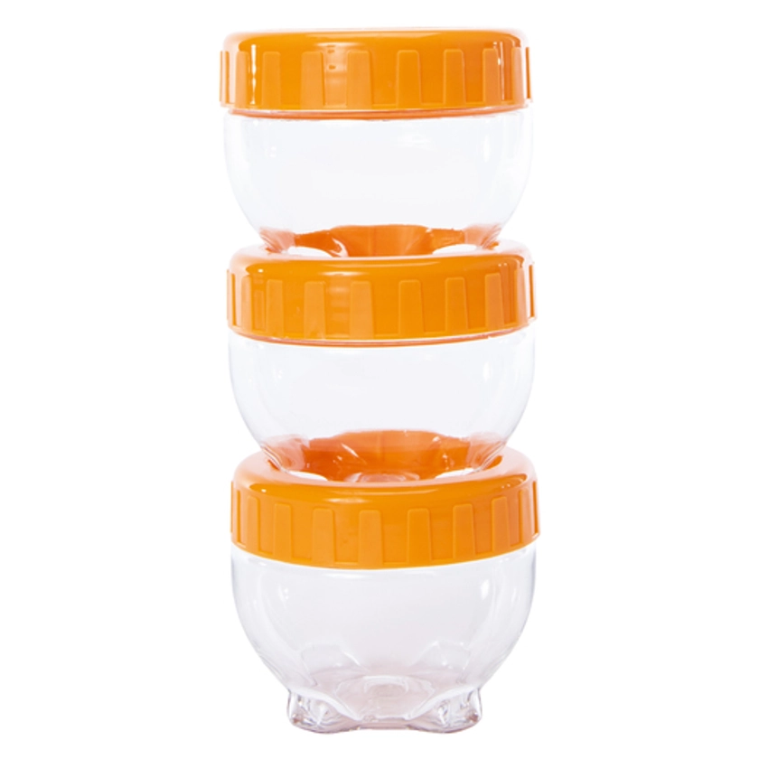 Stackable Food Storage Containers 3-Count