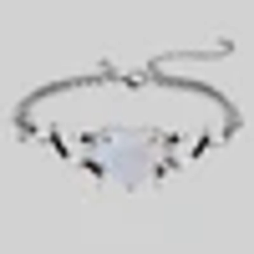 GALACTIC. Cosmic Waves Heart Choker - Silver