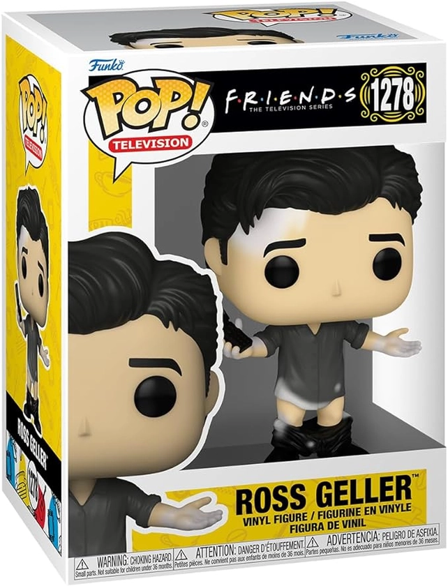 Funko Pop! TV: Friends - Ross Geller with Leather Pants - Figura de Vinilo Coleccionable - Idea de Regalo- Mercancia Oficial - Juguetes para Niños y Adultos - TV Fans