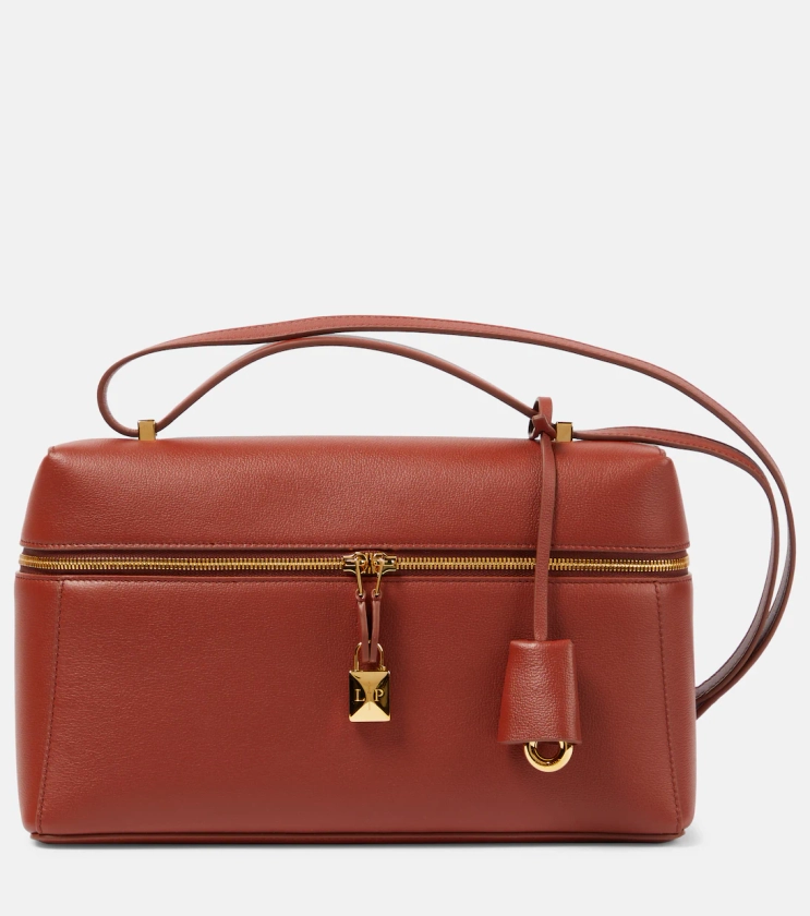 Extra L27 leather shoulder bag in red - Loro Piana | Mytheresa