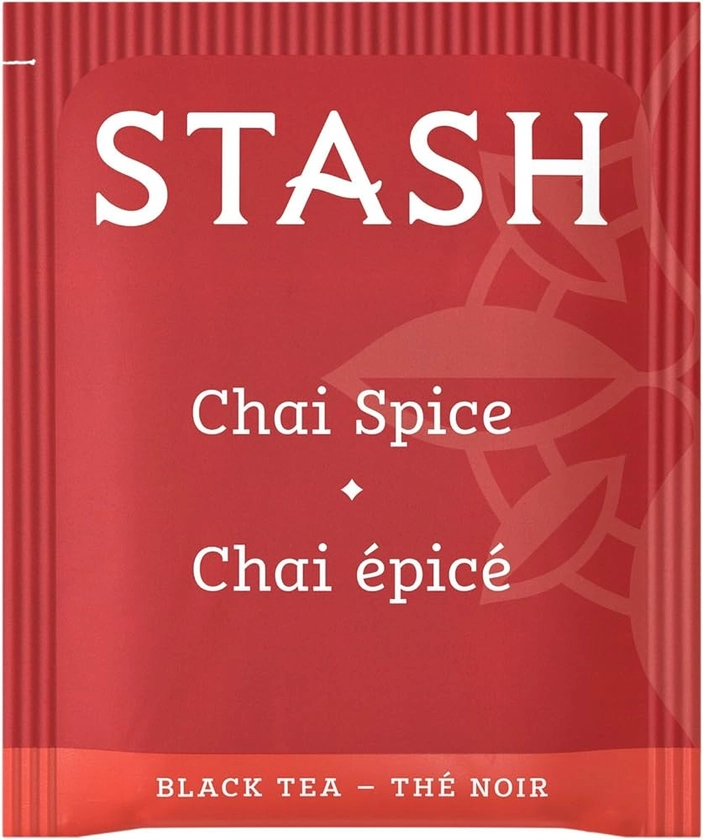 Stash Tea Chai Spice Black Tea, Box of 100 Tea Bags