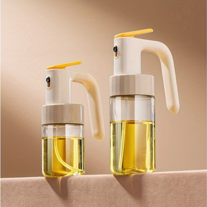 1pc 250ml/8.45oz Leak-Proof Oil Sprayer, Kitchen Oil Sprayer, For Kitchen, BBQ, Air Fryer, And Camping, Kitchen Stuff
