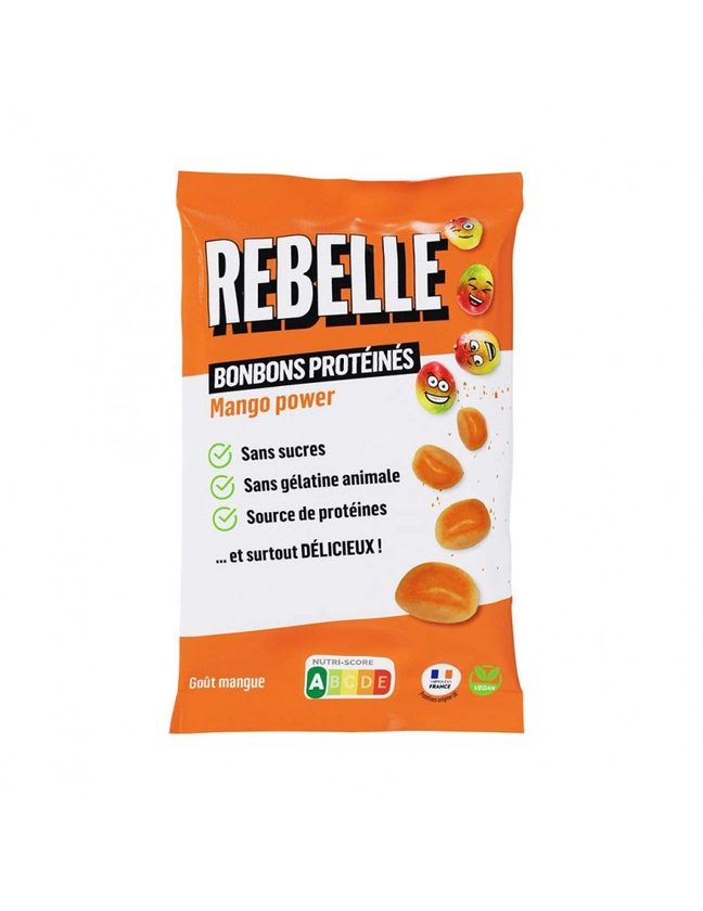 Bonbons protéinés 50 g - Collations Sucrées - Rebelle