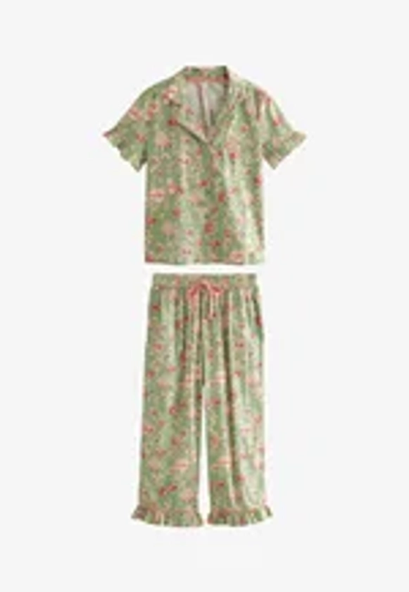 Cath Kidston REGULAR FIT SET - Pyjama - green floral/vert - ZALANDO.FR