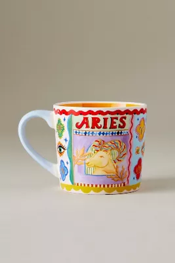 Mug en porcelaine avec signe astrologique Eleanor Bowmer