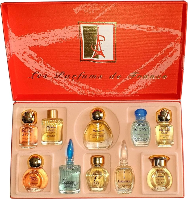Charrier Parfums - 10 Eaux de Parfum Luxurious Gift Box - 52.7 ml / 1.78 FL.Oz - Made in Provence, France : Amazon.co.uk: Beauty