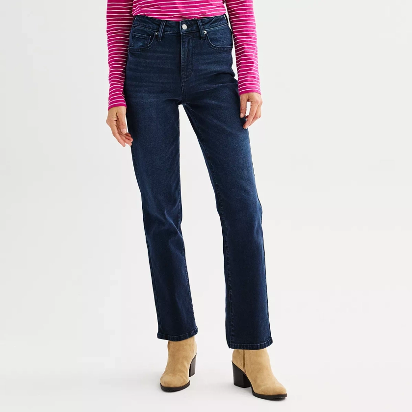 Women's Sonoma Goods For Life® High Rise Straight Jeans