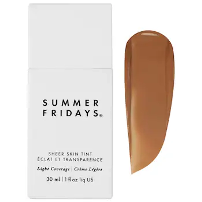 Sheer Skin Tint with Hyaluronic Acid + Squalane - Summer Fridays | Sephora