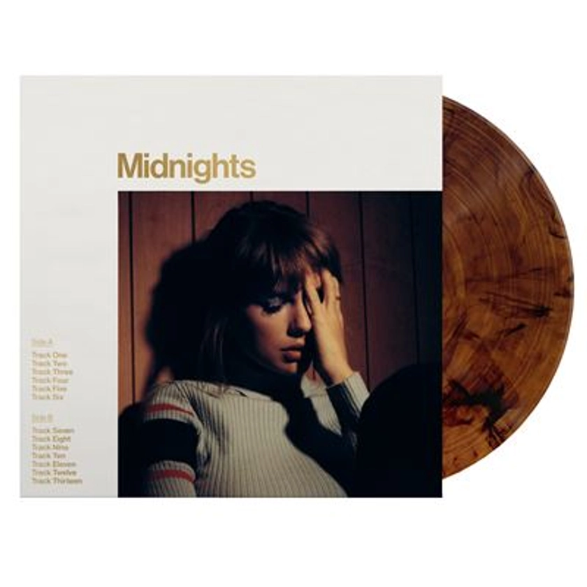 Midnights : Mahogany Édition Limitée Vinyle Marron Marbré : Inclus un livret de paroles de 8 pages à collectionner avec des photos inédites