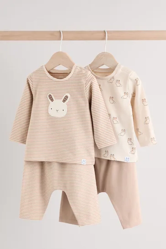 Neutral Baby Tops and Leggings 4 Piece Set (0mths-2yrs)