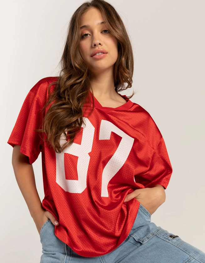 RSQ Womens 87 Jersey - RED | Tillys