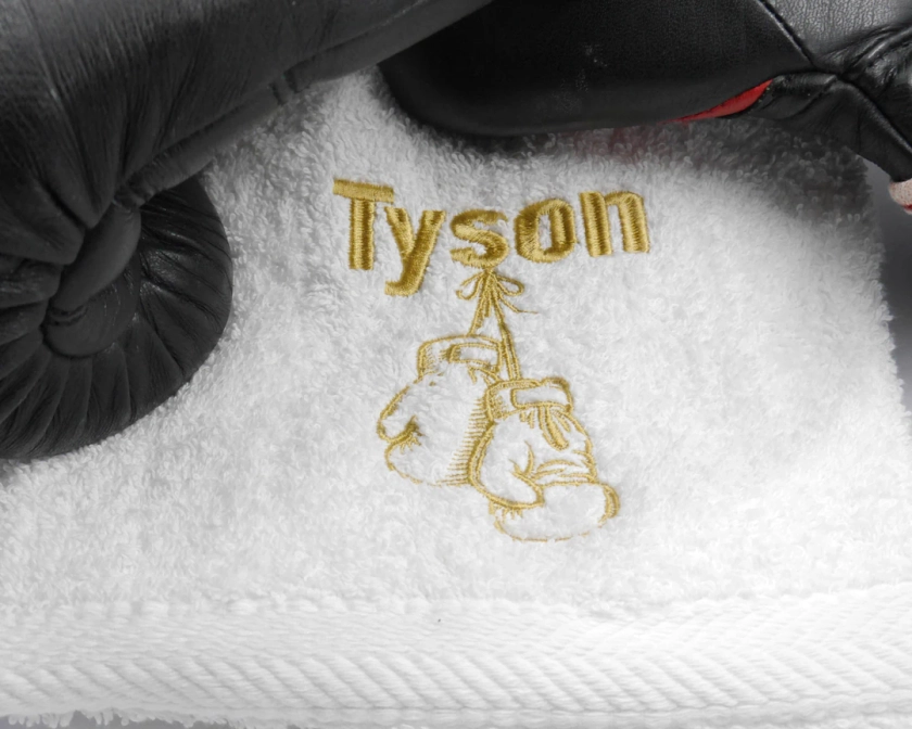 Personalised Boxing Towel Embroidery Boxing Towel Gift for Boxer - Etsy UK