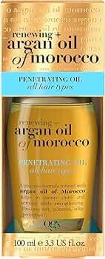 Ogx Huile d'argan du Maroc pénétrante, pour tous types de cheveux, 100 ml