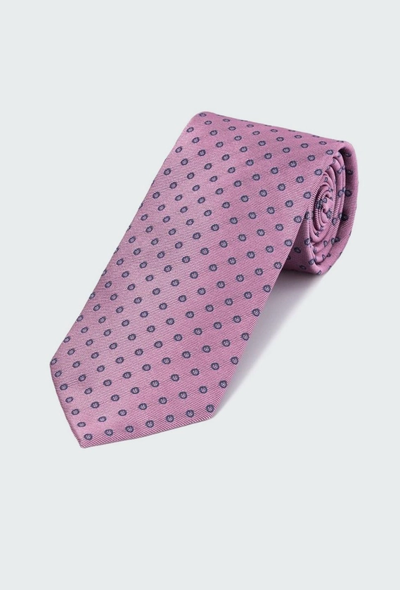 Pink Tonal Dot Tie | INDOCHINO