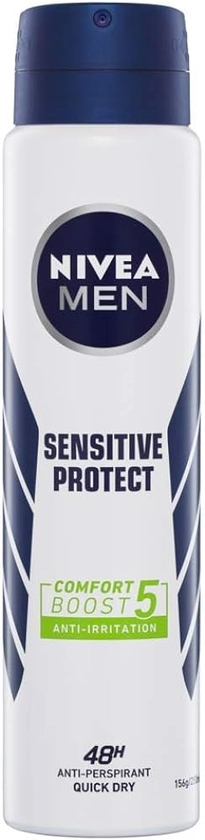 Nivea Men Sensitive Protect 48 Hours Anti Perspirant deodorant Spray, 250ml