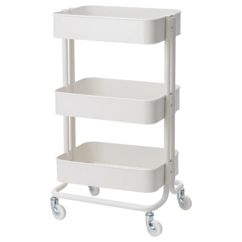 RÅSKOG utility cart, white, 35x45x78 cm (133/4x173/4x303/4") - IKEA CA