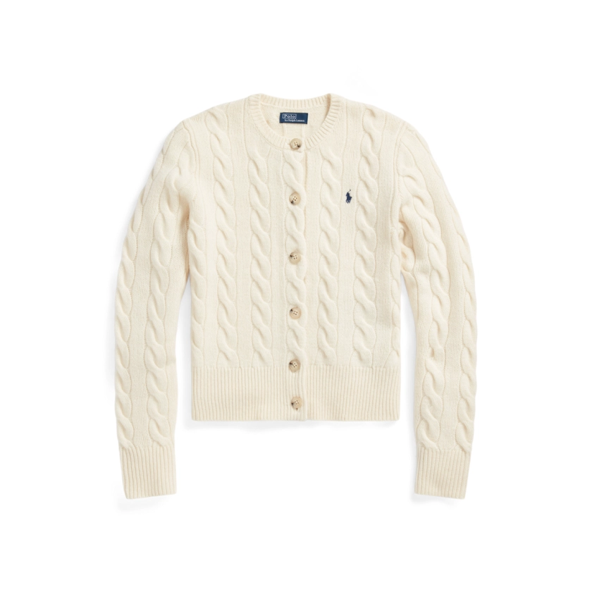 Cable-Knit Wool-Cashmere Cardigan | Ralph Lauren