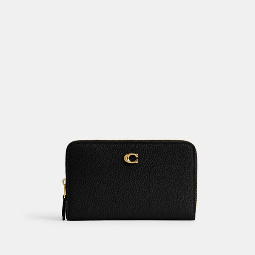 Essential Medium Zip Around Wallet | Coach Australia