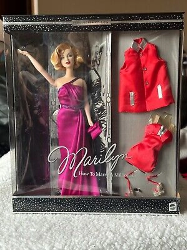 BARBIE MARILYN MONROE HOW TO MARRY A MILLIONAIRE NEW IN SEALED BOX 2001 ACT PICS