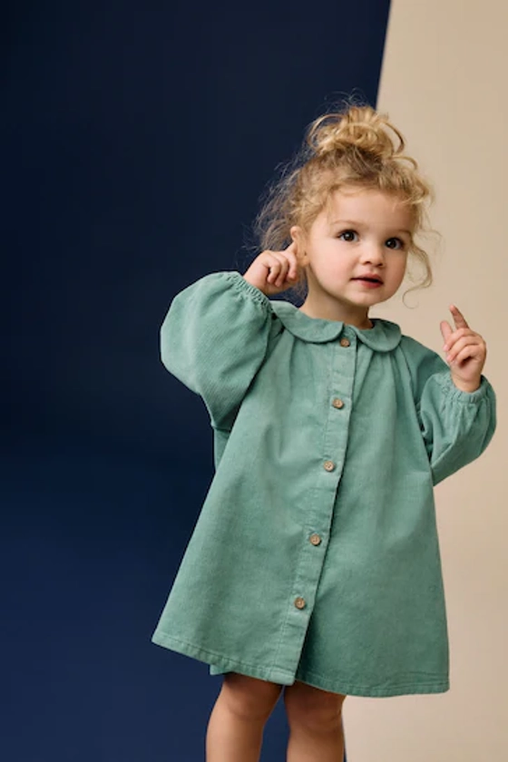 Buy Green 100% Cotton Shirt Dress (3mths-8yrs) from the Next UK online shop