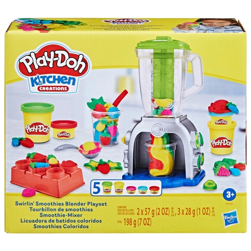 Play-Doh Kitchen Creations Swirlin' Smoothies Blender Playset | Smyths Toys UK