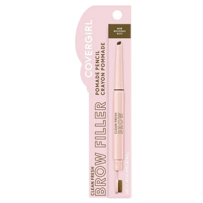 COVERGIRL Clean Fresh Brow Filler Pomade Eyebrow Pencil - 500 Medium Brown - 0.007oz