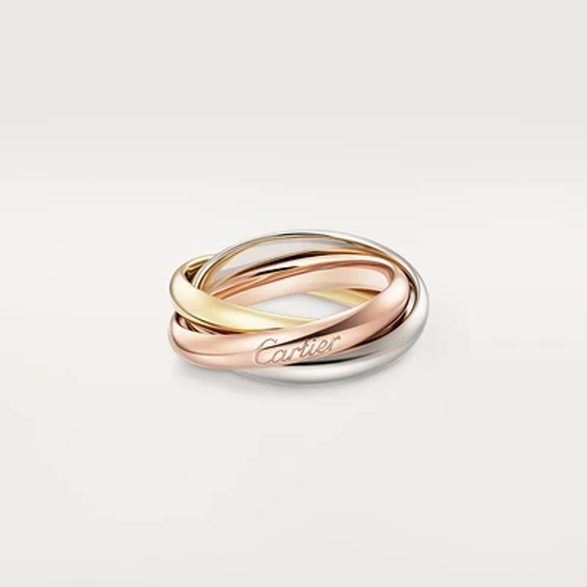 CRB4234200 - Classic Trinity ring - White gold, rose gold, yellow gold - Cartier