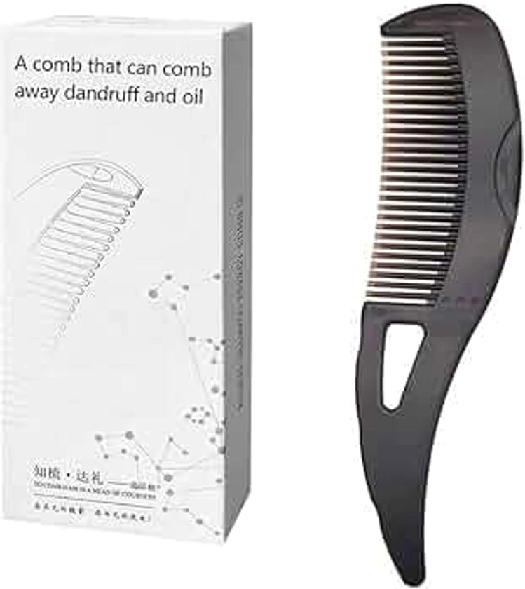 Hair Comb, Dandruff Removal Comb Plastic, All Hair Types, Manual, for People with Dandruff Problems