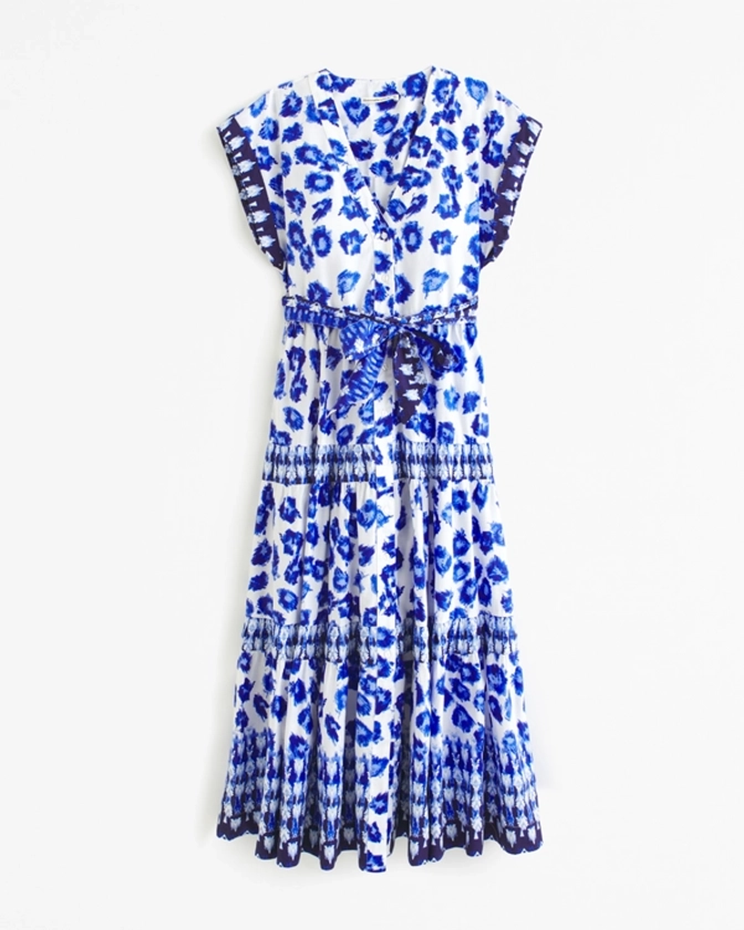 Women's Tie Maxi Dress | Women's Dresses & Jumpsuits | Abercrombie.com