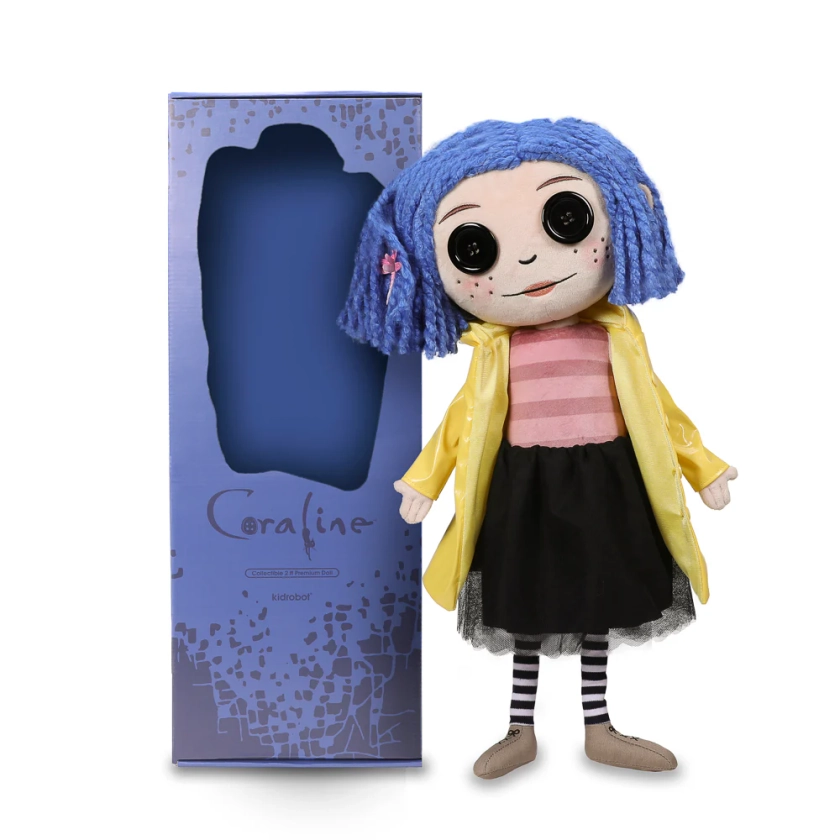 Coraline 24” Premium Plush Doll in Gift Box