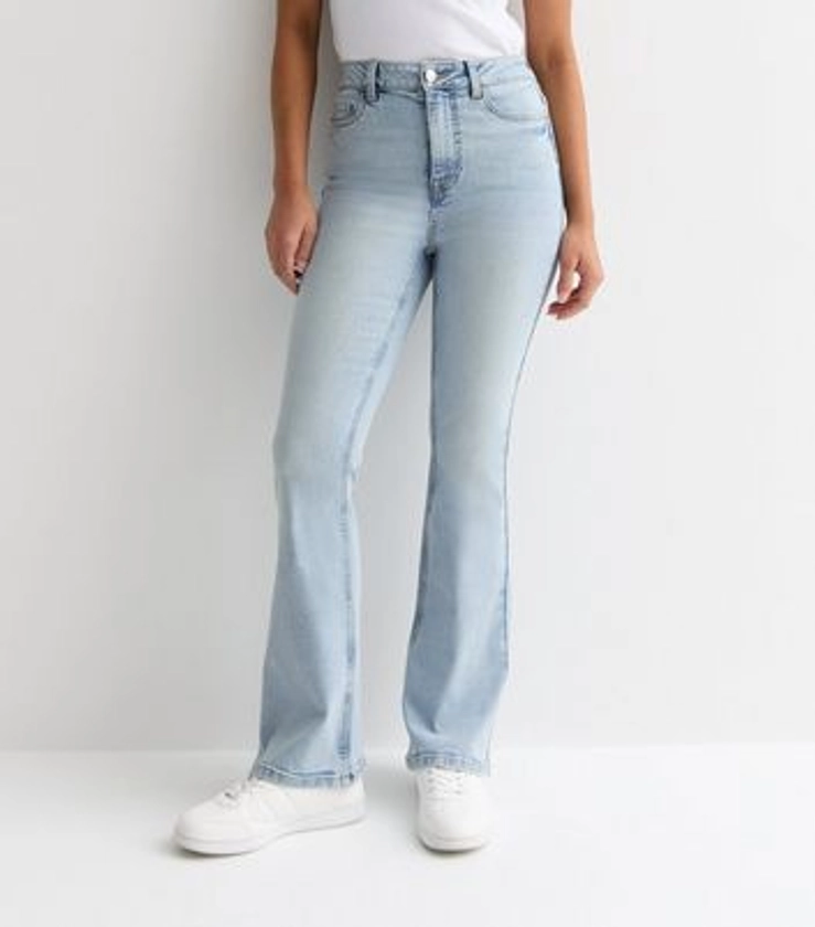 Petite Pale Blue Bootcut Jeans