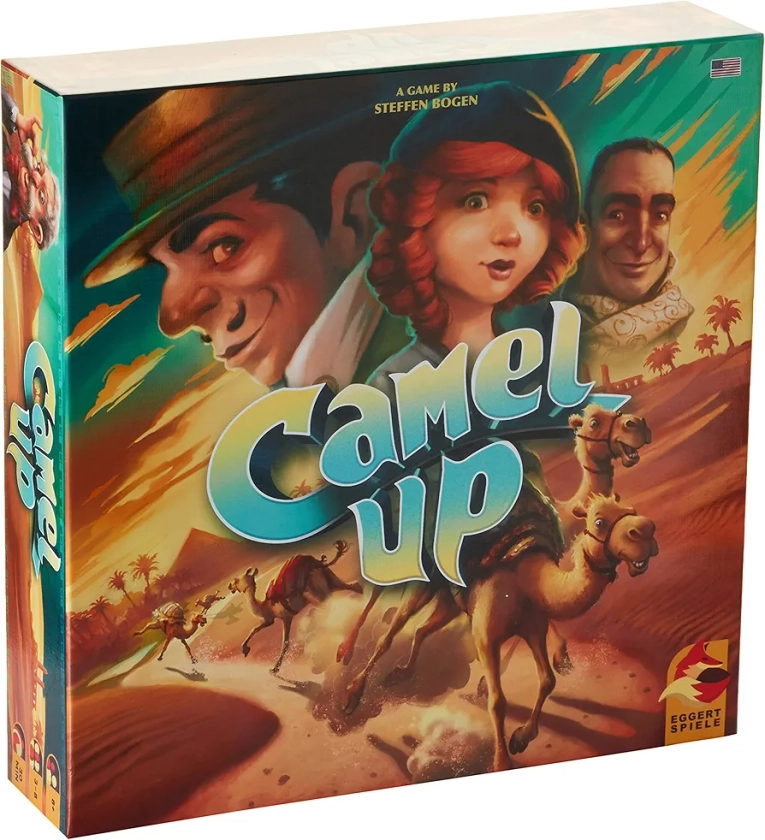 Plan B Games | Camel Up: 2nd Edition | Board Game | Ages 8+ | 3-8 Players | 30-45 Minute Playing Time