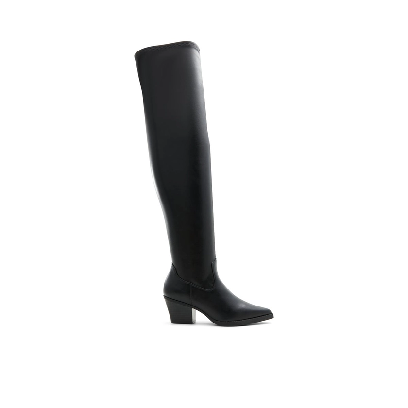 Elloise Black Women's Over-the-knee Boots | Call It Spring Canada