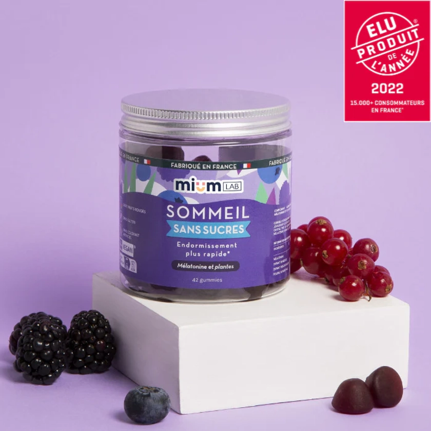 Gummies SOMMEIL SANS SUCRES | Qualité du sommeil | 21 jours