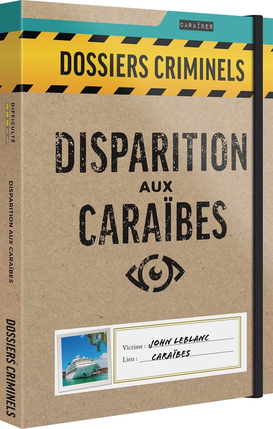 Dossiers Criminels : Disparition Aux Caraïbes - Asmodee - Jeux d'enquête et Escape game | Cultura