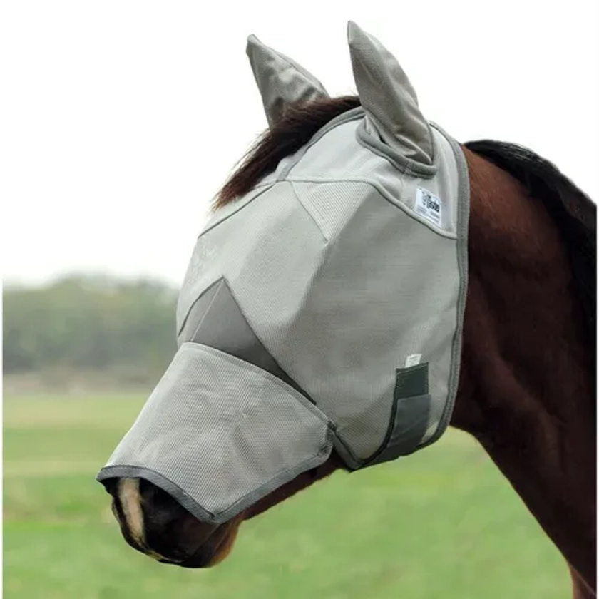 Cashel® Cool Crusader™ Long Nose Fly Mask with Ears | Dover Saddlery