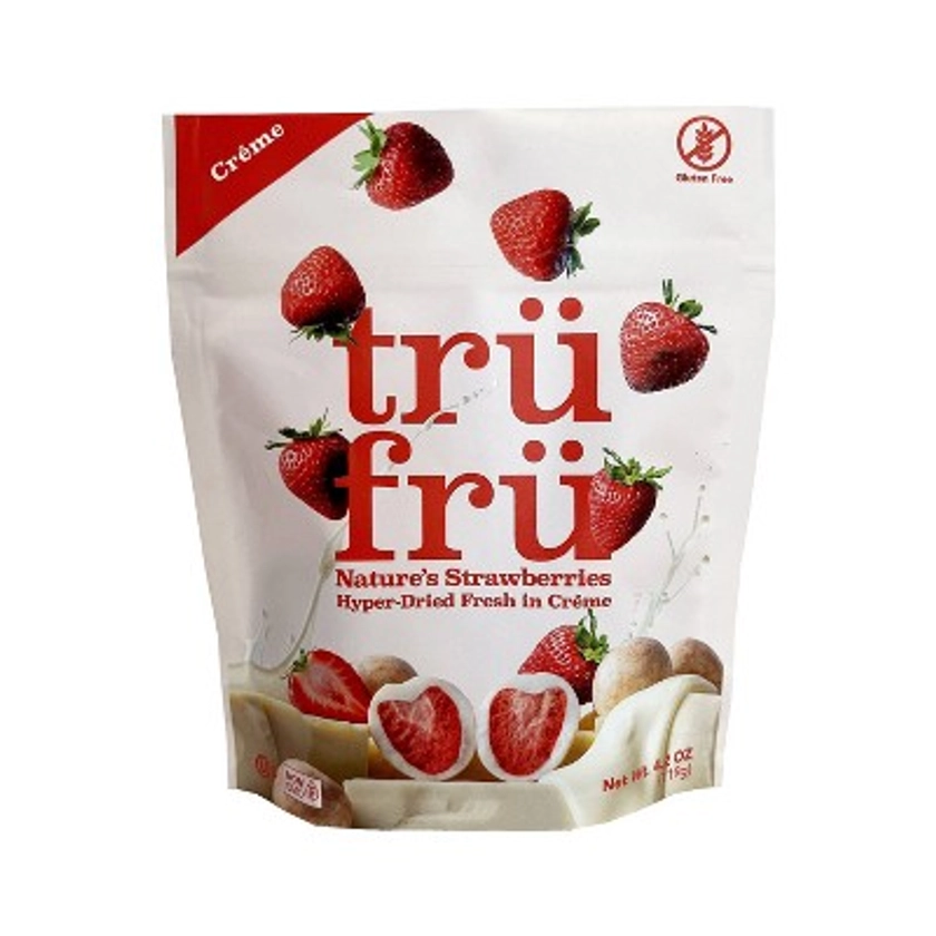 Tru Fru Hyper-Dried Strawberries & Crème Candy - 4.2oz