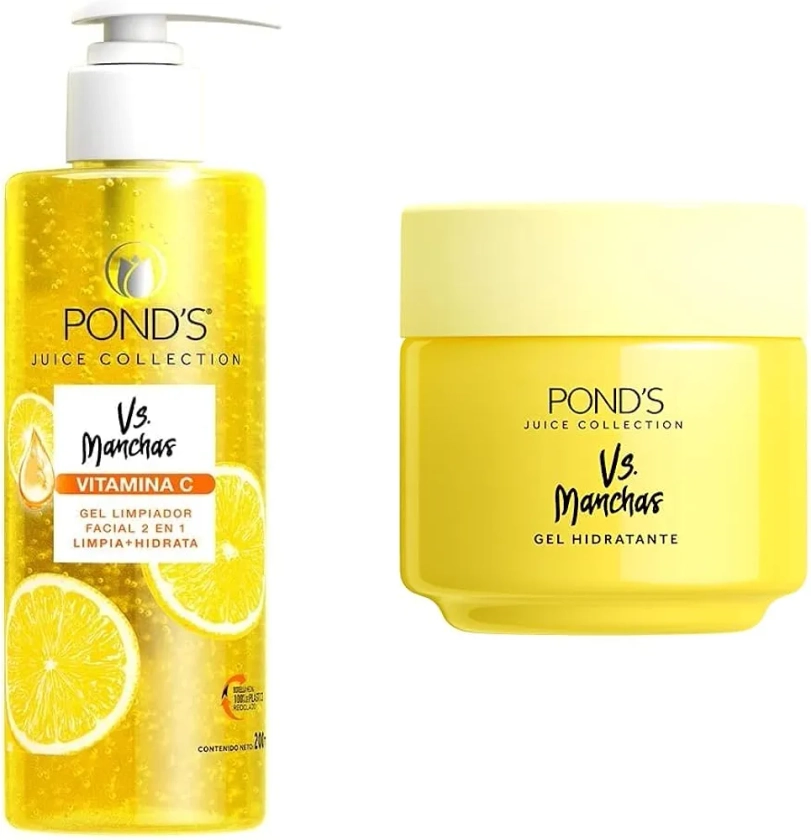 Pond's Limpiador Facial Vs Manchas Vitamina C 200ml + Gel Hidratante Vs Manchas Vitamina C 110g